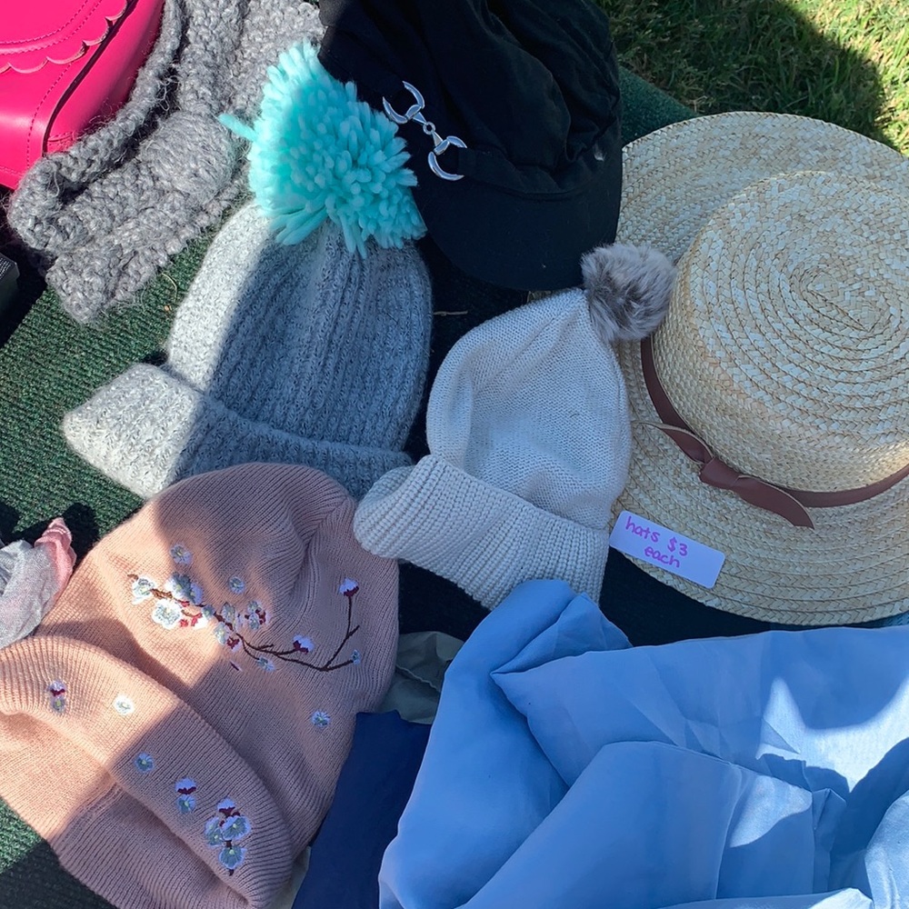 6 hats